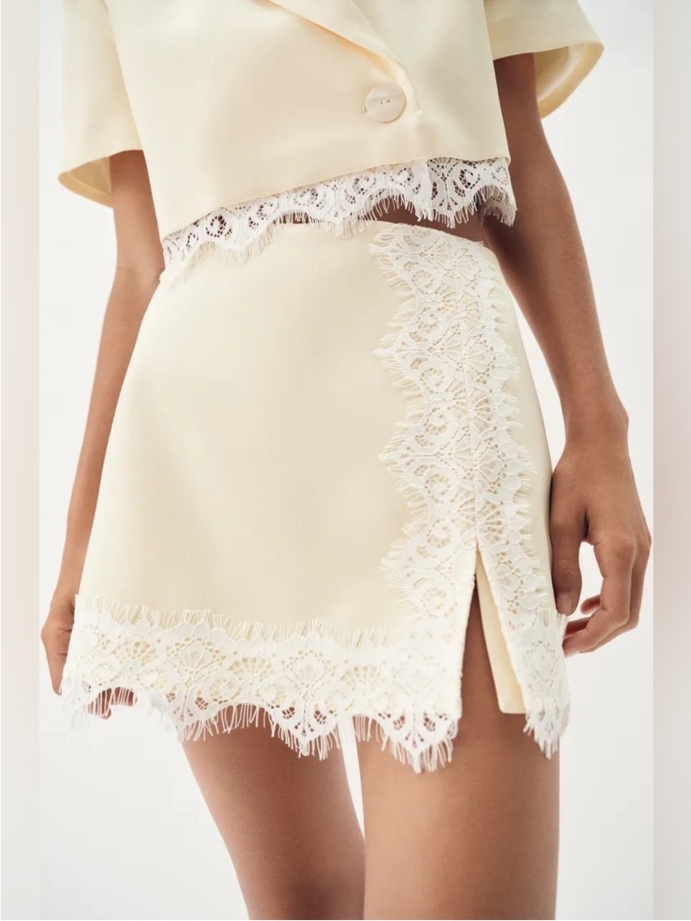 ZARA SKORT WITH CONTRAST LACE